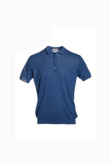 Cashmere and Company men's yarn polo shirt
