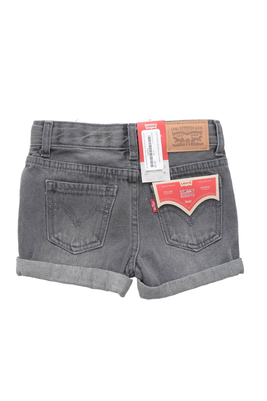 Levi's Shorts Bambina con risvolti