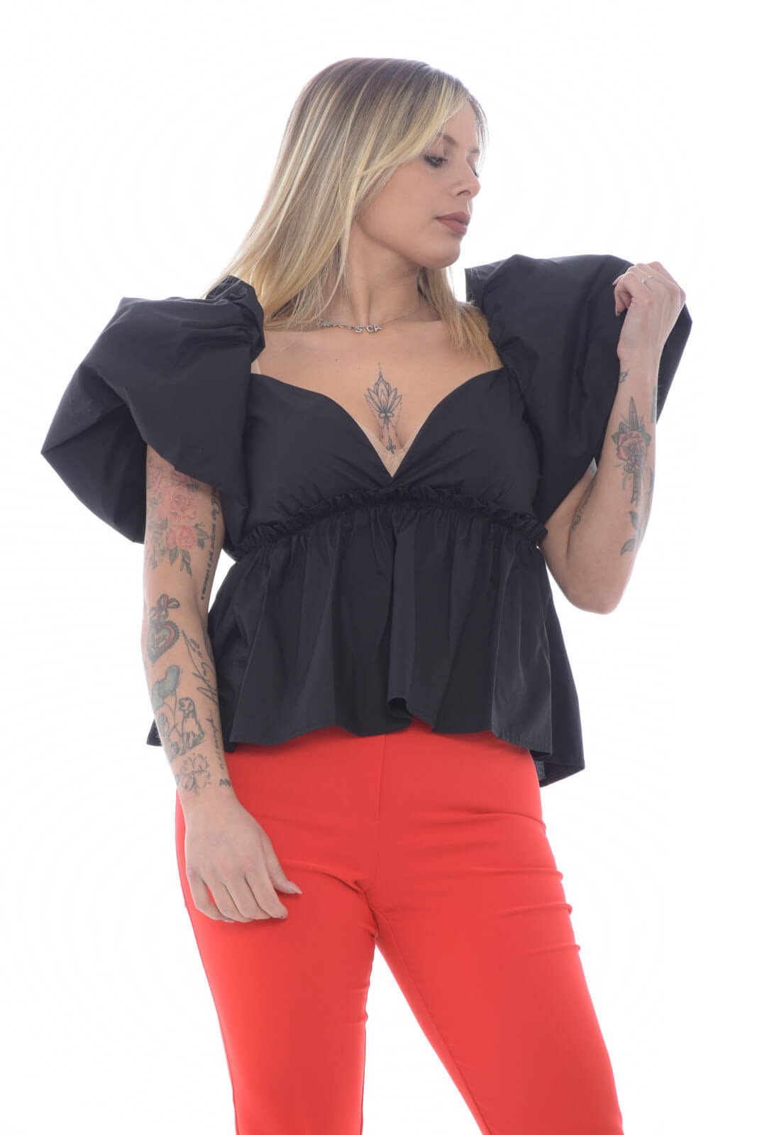 Akep Top Donna a scollo a V