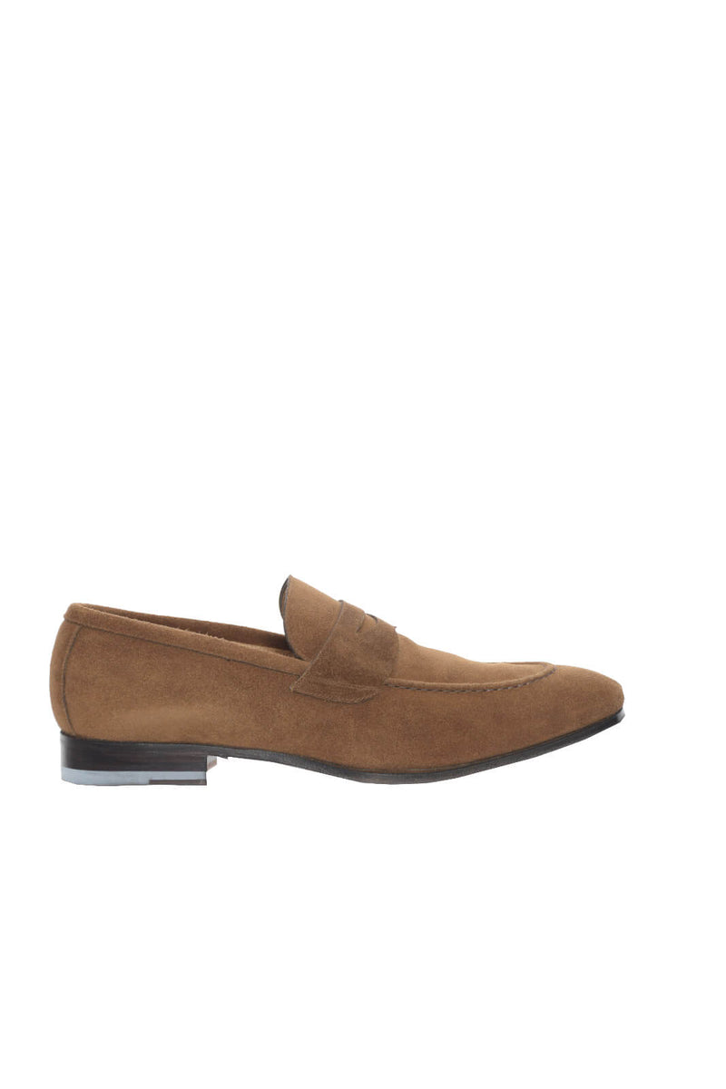 Peluso men's suede moccasin