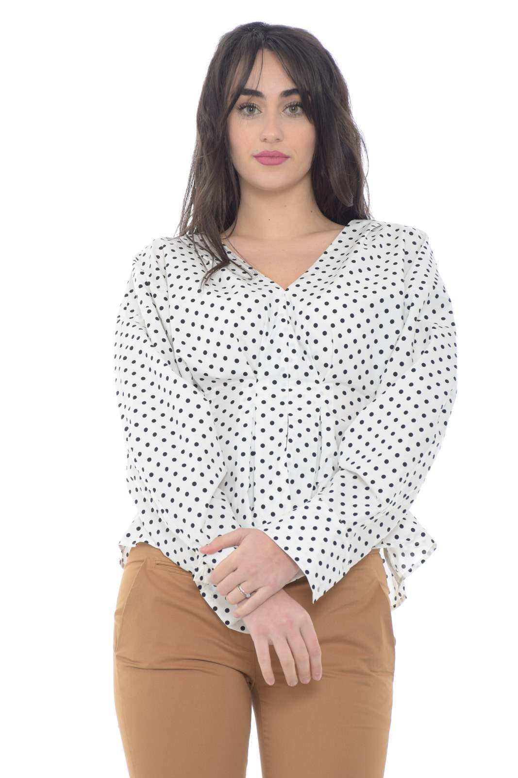 Silvian Heach Camicia Donna fantasia a pois