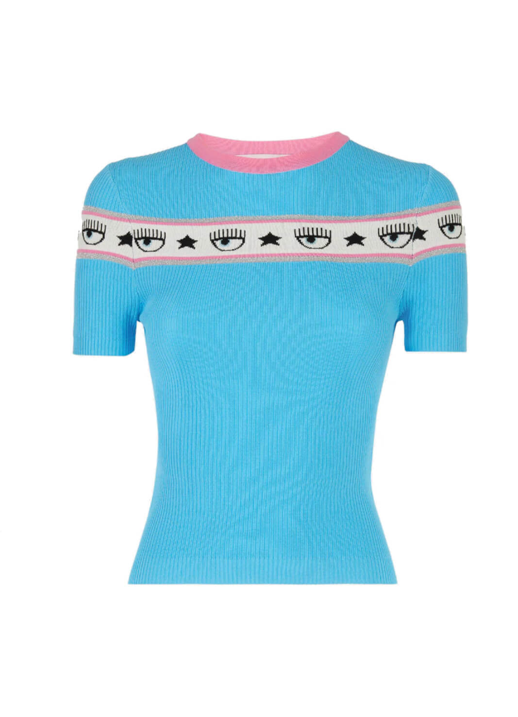 Chiara Ferragni LOGOMANIA women's knitted t-shirt