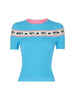 Chiara Ferragni LOGOMANIA women's knitted t-shirt