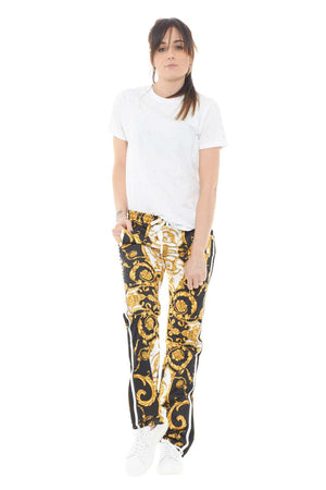 Pantalón de mujer Parosh estampado con bandas laterales