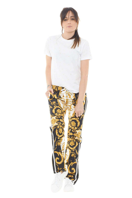 Parosh women's patterned trousers with side bands