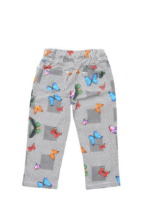 Pantalón niña John Richmond con mariposas