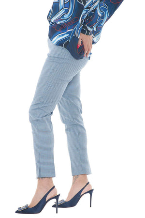 Blumarine pantaloni donna pied de poule