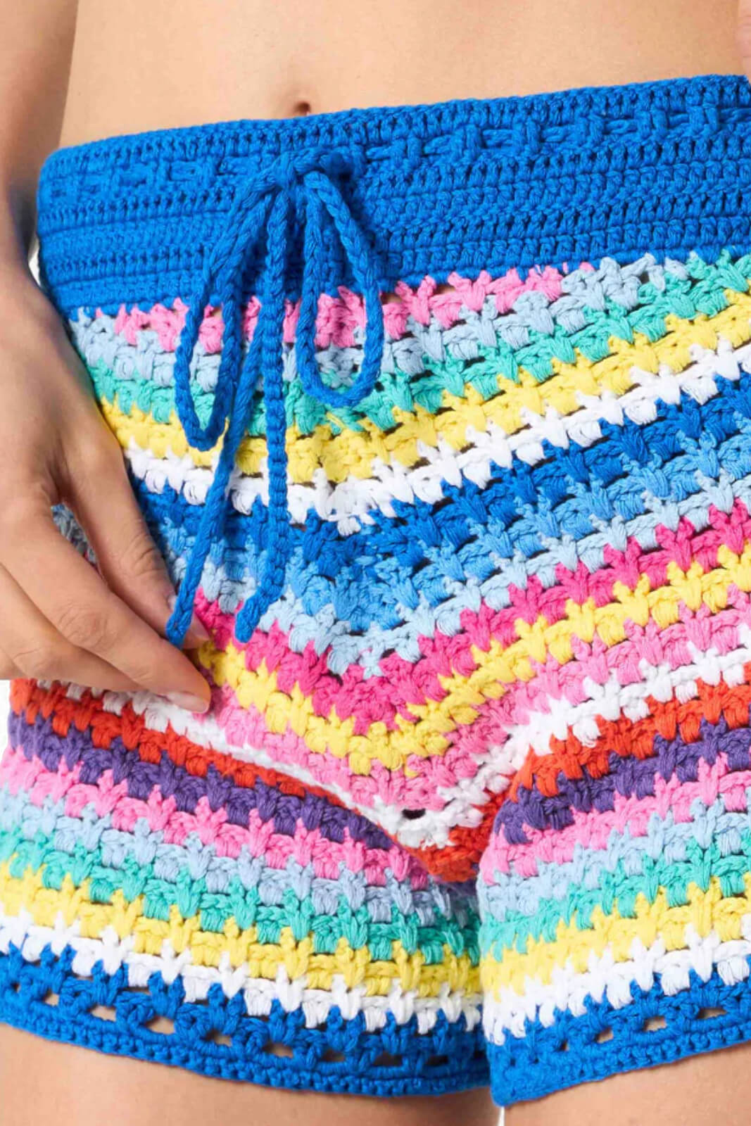 Pantalón corto mujer MC2 Saint Barth CROCHET
