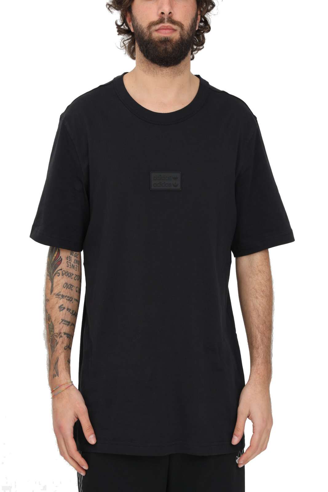 Adidas Men's T Shirt RYV SILICONE BADGE