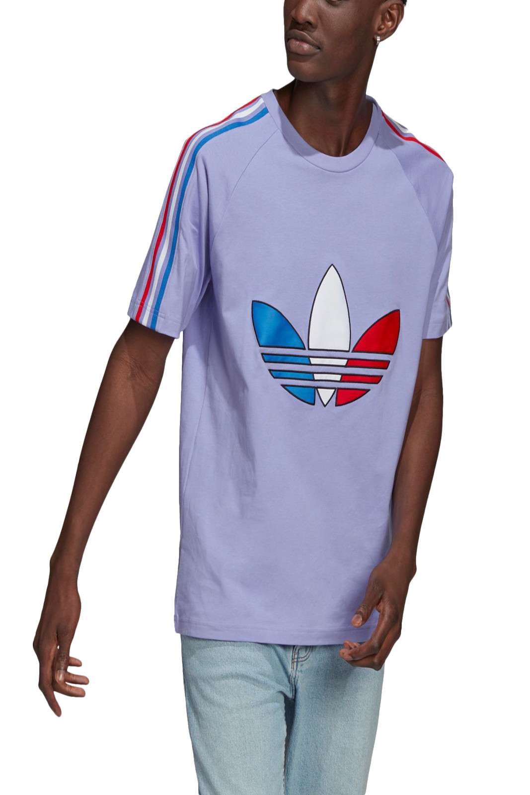 Adidas Men's T Shirt ADICOLOR TRICOLOR GQ8921