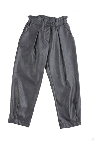 Please Girl's faux leather trousers