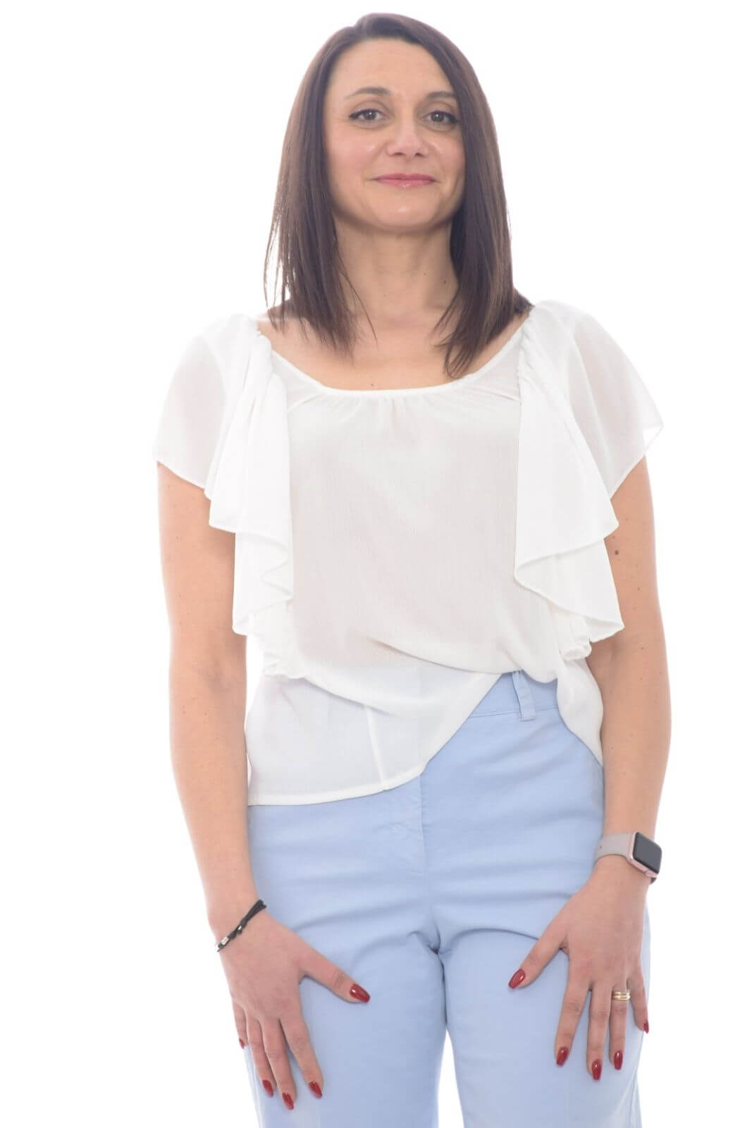 Kaos Top Women with ruffles