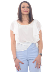 Kaos Top Women with ruffles