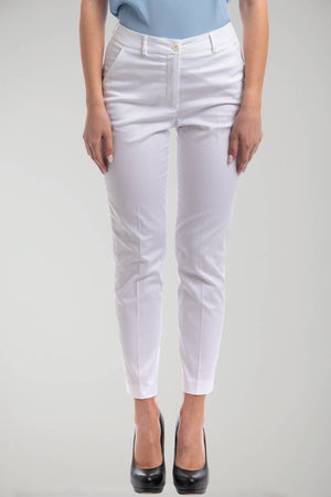 Pantalones de algodón elástico para mujer Seventy