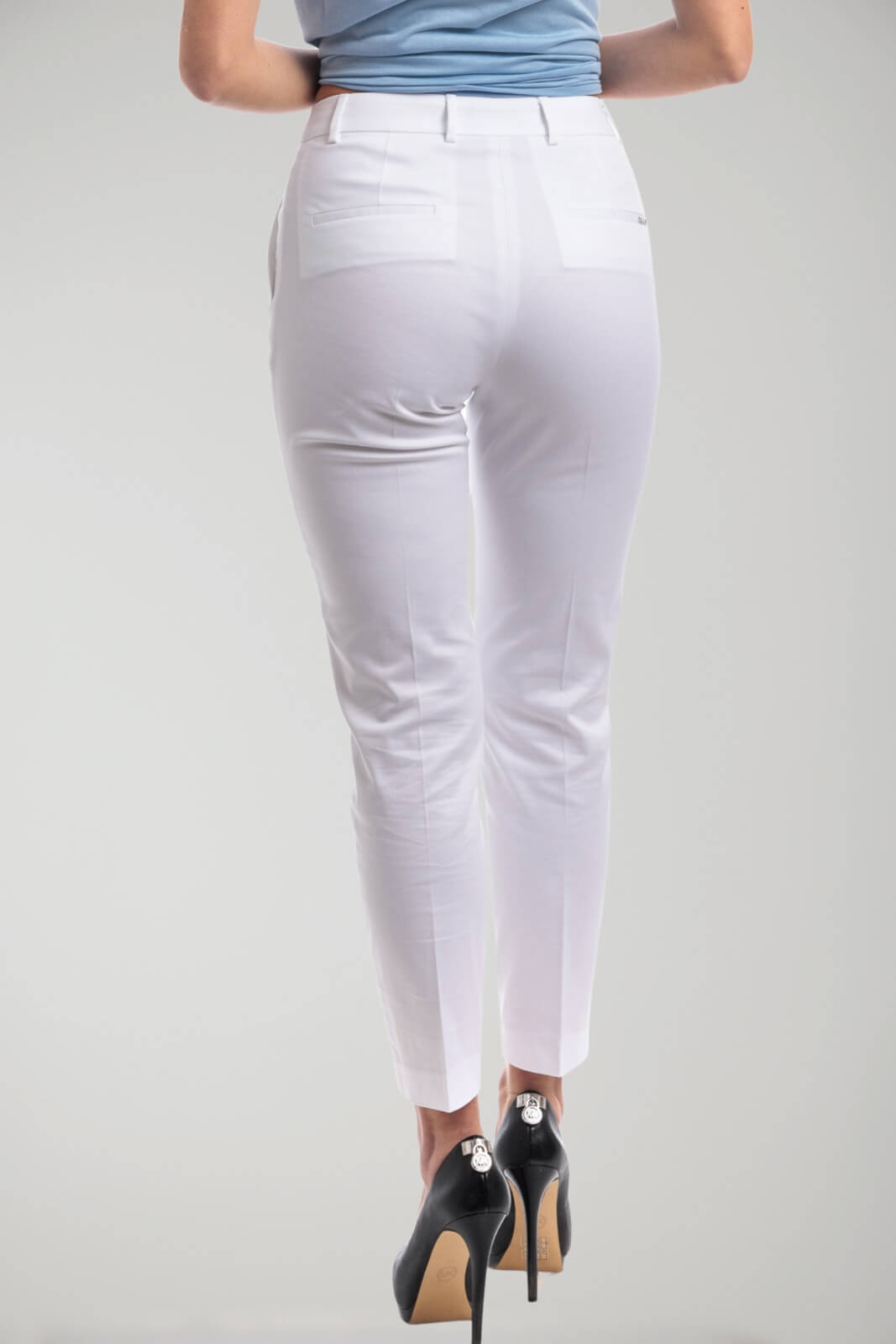 Pantalones de algodón elástico para mujer Seventy