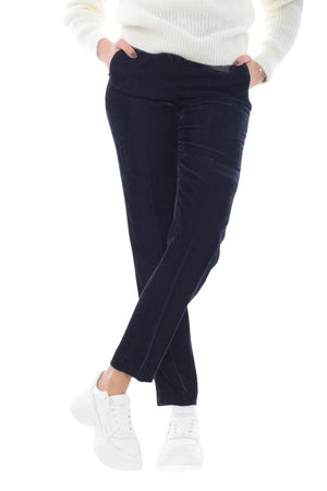 Seventy Pantalón de mujer en terciopelo brillante.