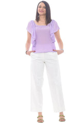 19.70 Pantalón mujer mezcla lino