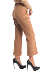 Seventy Pantalone Donna chino con risvolto