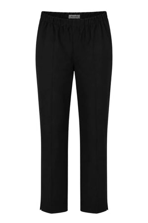 Paquito Pantaloni Donna con Vita Elasticizzata a Gamba Dritta