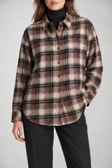 Parosh Camicia Donna Overshirt con strass / Marrone