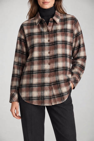 Parosh Camicia Donna Overshirt con strass / Marrone