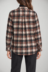 Parosh Camicia Donna Overshirt con strass / Marrone