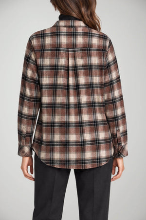 Parosh Camicia Donna Overshirt con strass / Marrone