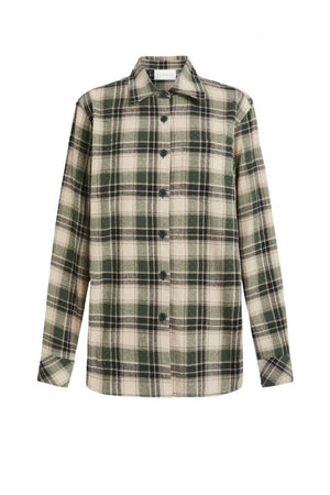 Parosh Camicia Donna Overshirt con strass / Verde