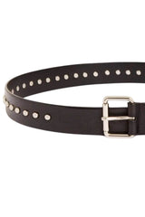 Parosh Cintura Donna in pelle con borchie / Moro