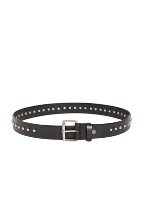 Parosh Cintura Donna in pelle con borchie / Nero