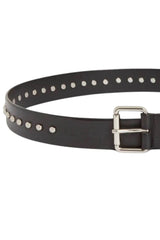 Parosh Cintura Donna in pelle con borchie / Nero