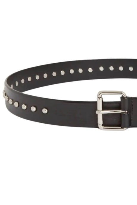 Parosh Cintura Donna in pelle con borchie / Nero