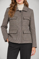 Parosh Giacca Donna in lana pied de poule