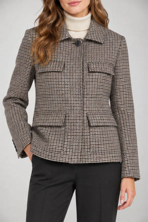 Parosh Giacca Donna in lana pied de poule