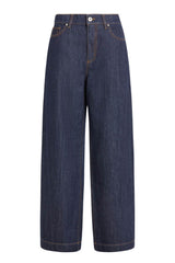 Parosh Jeans Donna wide leg cinque tasche