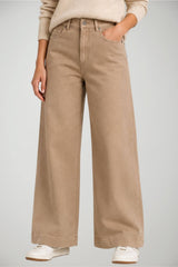 Parosh Pantaloni Donna wide leg in drill