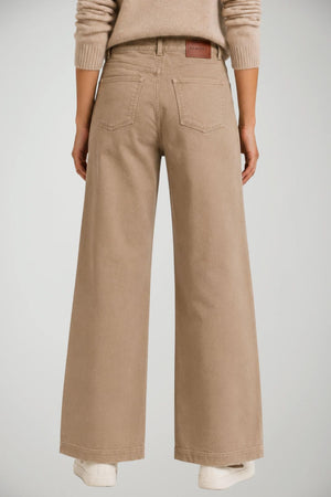 Parosh Pantaloni Donna wide leg in drill