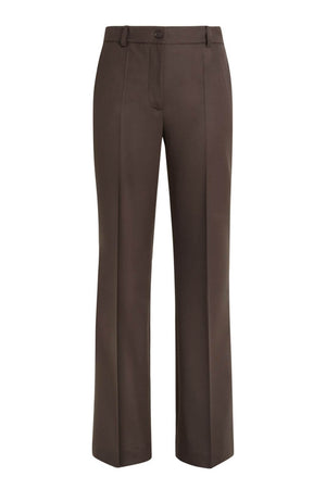 Parosh Pantaloni Donna in gabardina a zampa