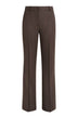 Parosh Pantaloni Donna in gabardina a zampa
