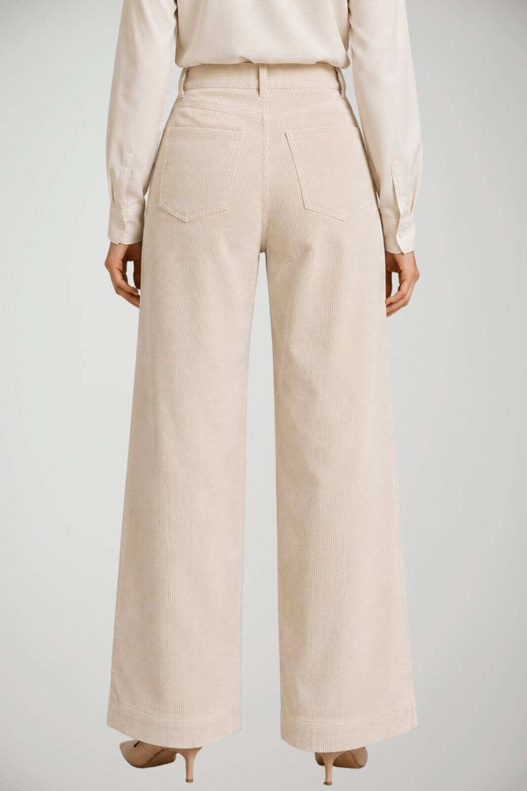 Parosh Pantaloni Donna in velluto wide leg