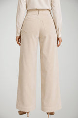 Parosh Pantaloni Donna in velluto wide leg