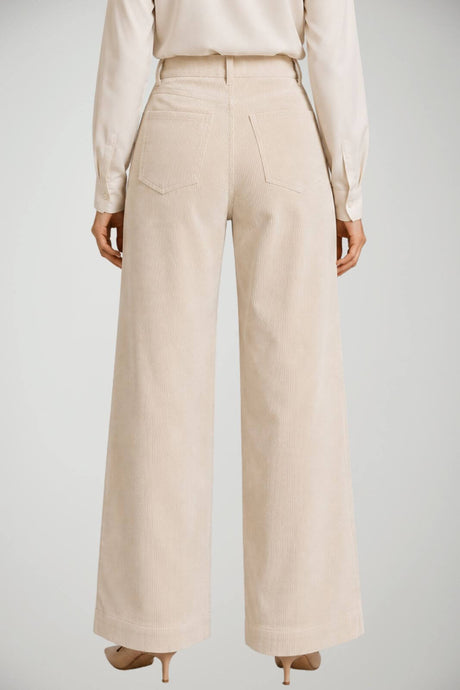 Parosh Pantaloni Donna in velluto wide leg