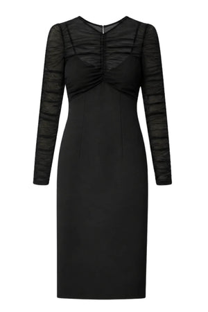 Patrizia Pepe Abito Donna con Corpetto in Tulle
