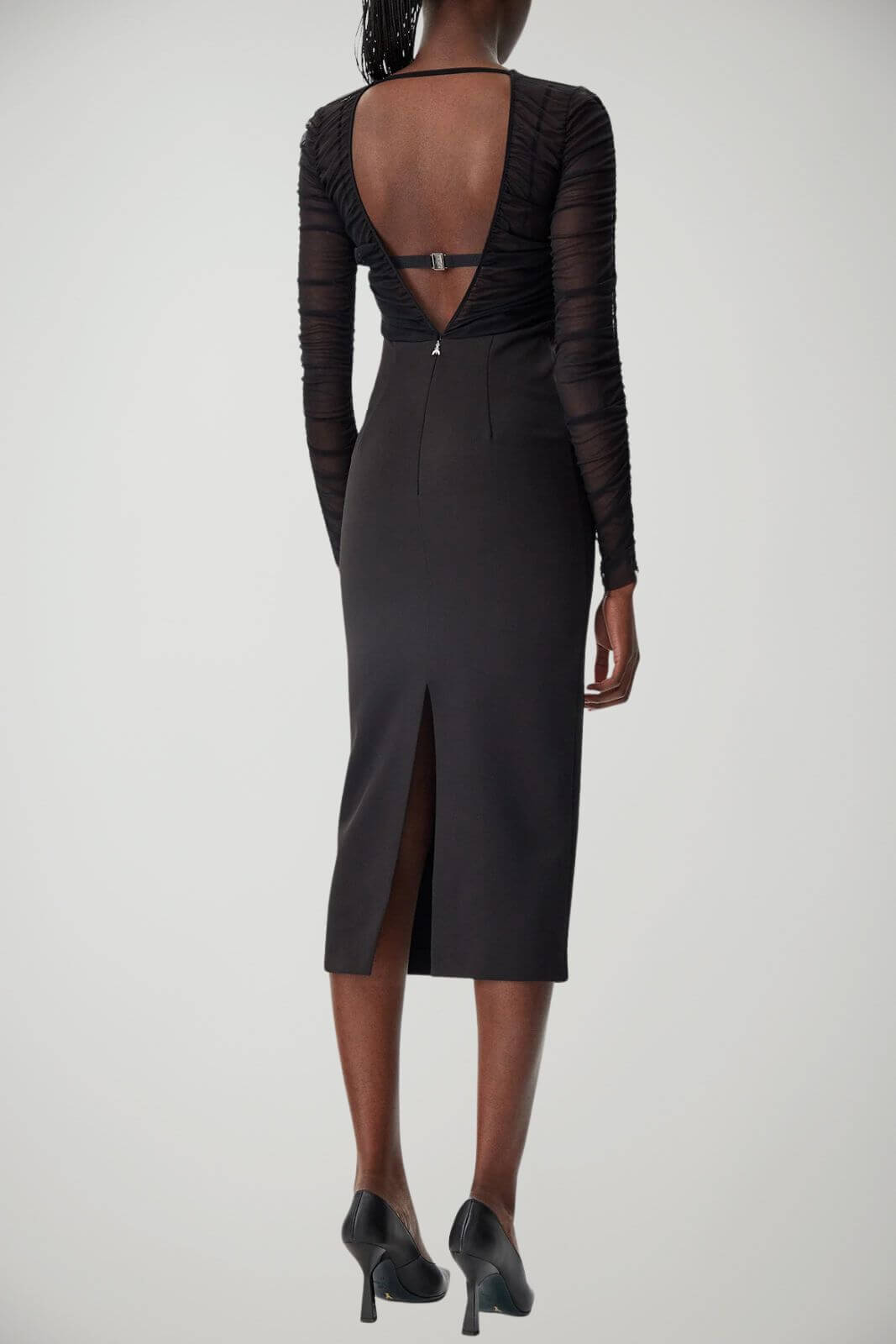 Patrizia Pepe Abito Donna con Corpetto in Tulle