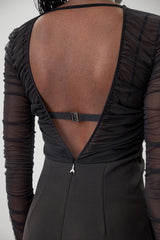 Patrizia Pepe Abito Donna con Corpetto in Tulle