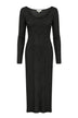 Patrizia Pepe Abito Donna lungo in lurex