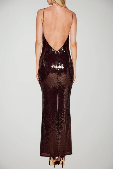 Patrizia Pepe Abito Donna con Paillettes All Over
