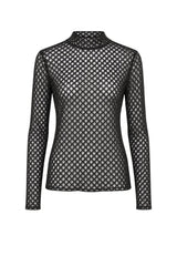 Patrizia Pepe T-shirt Donna traforata in lurex