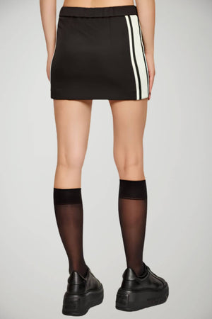 Patrizia Pepe Mini Gonna con Vita Elasticizzata