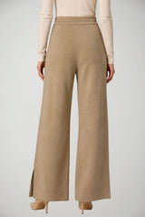 Patrizia Pepe Pantaloni Donna in maglia Wide Leg